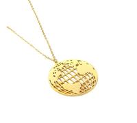 IOETSEUT necklace men，Globe World Map Planet Earth Revolving Pendant Necklacel Jewelry For Graduation Gift For Women，best gifts