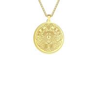 IOETSEUT necklace men，Hip Hop Punk Men Choker Second Goddess Associated Love Sex Beauty Fertility Symbols Necklace for Women，best gifts
