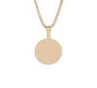 IOETSEUT necklace men,Polished Round Medal Pendant Necklace Men's and Women's Daily Leisure Place Party Ornaments Can Diy Unique Gifts,best gifts