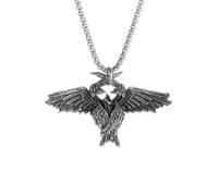 IOETSEUT necklace men，Retro Motorcycle Seraph Pendant Necklace for Men and Women Fashion Hip-Hop Trendy Jewelry Gift，best gifts