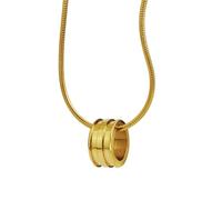 IOETSEUT necklace men,Round Small Pretty Waist Silver Color Gold Plated Pendant Necklace Minimalism Fashion Jewelry Gift For Women,best gifts