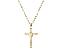 IOETSEUT necklace men，The Fast And The Furious Movie Cross Pendant Necklace Jewelry With Chain，best gifts