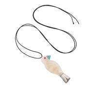 IOETSEUT sister necklace layered necklace women 2024 Zaa Parrot Cord Necklace Long Cord Cute Birdsnecklace with Parrot Shaped Resin Charm Travel In Holiday Wear teacher gifts