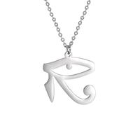 IOETSEUT sister necklace layered necklace women Ancient Egypt The Eye Of Horus Ra Necklace for Women Neck Chains Amulet Protection Jewelry teacher gifts