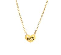 IOETSEUT sister necklace layered necklace women Heart Necklace with Angel Lucky Number Neck Chain Jewelry for Women teacher gifts