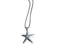 IOETSEUT sister necklace layered necklace women Irregular Pentagram Star Starfish Pendant Necklace for Women Men Vintage Exaggerate Punk Gothic Y2K Holiday Jewelry Gifts teacher gifts