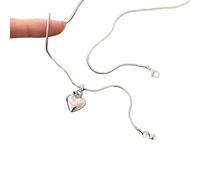 IOETSEUT sister necklace layered necklace women Long Love Heart Pendant Round Ball Sweater Chain Necklace for Women's Fashion Luxury Charm Adjustable Neckchain teacher gifts