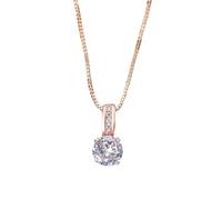 IOETSEUT sister necklace layered necklace women Noble Crystal Rose Gold Color Fashion Pendant Jewelry Made with Austria Crystal teacher gifts