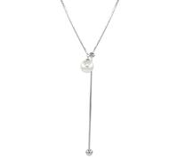 IOETSEUT sister necklace layered necklace women Personalized Snake Chain Adjustable Y Necklace Clavicle Pendant Pulling Necklace Women's 2024 Trendy teacher gifts