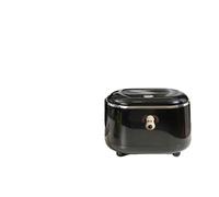 IOEUIWP 1PC Light Pressing Desktop Trash Can Double-layer Coffee Table Bomb Cover Small Storage Bucket Sundries Barrel Box Basket(Black1)