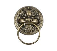 IOEUIWP 1Pcs 300MMVintage Brass Die Casting Lion Head Door Knocker Door Handle Solid WoodGlass Villa Courtyard Gate Ring Door Knob for Wooden Door Chair(30mm1)