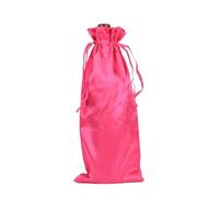IOEUIWP 20pcs Long Silk Drawstring Bag for Red Wine Package Gift Storage Organizer Pouch Reusable Wedding Party Favors for Wedding, Travel,Party,Storage(Pink2)