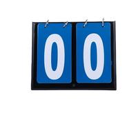 IOEUIWP Basketball Scoreboard Game Flip Two Digits Double Side Smooth Edges Bright Color Sports Keeper For Match For sports events or entertainment(Blue)