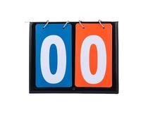 IOEUIWP Basketball Scoreboard Game Flip Two Digits Double Side Smooth Edges Bright Color Sports Keeper For Match For sports events or entertainment(Red)