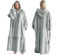 IOEUIWP Good Nite Wearable Blanket Hoodie - Oversized With Pockets For Adults, Warm Hooded Throw for Women Men