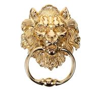 IOEUIWP Metal Door Handle Gate Door Pull Lion Head Handle Pull Lion Head Door Knocker Vintage Lion Head Large Pull Ring Door Handle for Wooden Door Chair