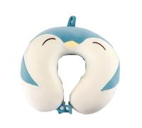 IOEUIWP U-shaped Neck Pillow Animal Modeling Travel Inflatable Memory Foam Fatigue Relief Flight Headrest Sleep Cushion For Plane(Color 4)