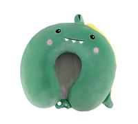 IOEUIWP U-shaped Neck Pillow Animal Modeling Travel Inflatable Memory Foam Fatigue Relief Flight Headrest Sleep Cushion For Plane(Color 5)