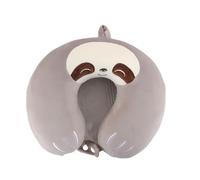 IOEUIWP U-shaped Neck Pillow Animal Modeling Travel Inflatable Memory Foam Fatigue Relief Flight Headrest Sleep Cushion For Plane(Color 6)