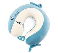 IOEUIWP U-shaped Neck Pillow Animal Modeling Travel Inflatable Memory Foam Fatigue Relief Flight Headrest Sleep Cushion For Plane(Color 1)