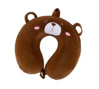 IOEUIWP U-shaped Neck Pillow Animal Modeling Travel Inflatable Memory Foam Fatigue Relief Flight Headrest Sleep Cushion For Plane(Color 9)