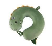 IOEUIWP U-shaped Neck Pillow Animal Modeling Travel Inflatable Memory Foam Fatigue Relief Flight Headrest Sleep Cushion For Plane(Color 3)