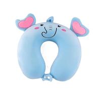 IOEUIWP U-shaped Neck Pillow Animal Modeling Travel Inflatable Memory Foam Fatigue Relief Flight Headrest Sleep Cushion For Plane(Color 11)