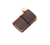 IOEUIWP Vintage Leather Tiny Notebook Sketchbook Cute Mini Diary Retro Cowhide Travel Journal Kawaii Office Planner Organizer for Writing & Note Taking(Brown)