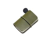 IOEUIWP Vintage Leather Tiny Notebook Sketchbook Cute Mini Diary Retro Cowhide Travel Journal Kawaii Office Planner Organizer for Writing & Note Taking(Olive green)