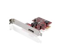 IOGEAR 1 Internal + 1 External SATA 3.0Gbps Dual Profile PCI Express Card Interface cards/Adapter