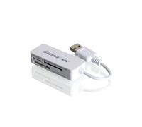 IOGEAR 12-In-One Pocket Flash Memory Card Reader/Writer, GFR209A (White)