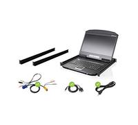 IOGEAR 18.5" Widescreen Short Depth LCD Console with Audio (TAA Compliant) GCL1900W