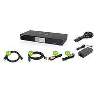 IOGEAR 2-Port 4K Dual View KVMP Switch with HDMI Connection, USB 3.0 Hub and Audio (TAA) GCS1942H