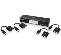 IOGEAR 2-Port Dual-Link Dual View DVI and DisplayPort KVMP Kit, w/Full Set of Cables, (GCS1642DPKIT TAA Compliant)