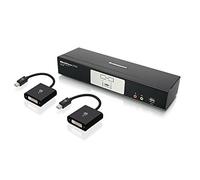 IOGEAR 2-Port Dual-Link DVI and Mini DisplayPort KVMP Kit with 7.1 Audio, TAA Compliant, GCS1782MDPKIT