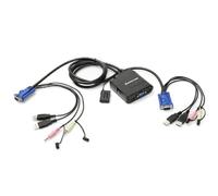 IOGear 2-Port USB Cable KVM Switch with Audio and Mic