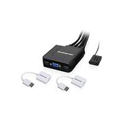 IOGEAR 2-Port VGA and DisplayPort Cable KVM Kit with Audio, GCS72DPKIT
