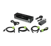 IOGEAR 3-Port 4K USB-C DisplayPort KVMP Switch - 45W USB-C Power Delivery - 4K 60Hz - Front Panel or Hotkey Selection - Supports HD Audio - MST Support Expand to 2 DisplayPort Monitors - GCS1953