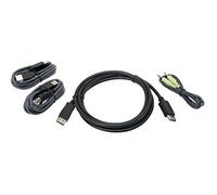 IOGEAR DisplayPort, USB KVM Cable Kit with Audio (TAA), 6-Foot G2L902UTAA3