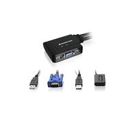 IOGEAR GCS22U - 2-Port USB KVM switch Black (2-Port USB KVM Switch VGA - Warranty: 3Y)