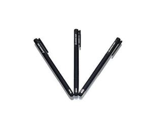 IOGEAR GSTY103 Stylus Pen - 3-Pack Touch Point, Black, Precision Tip