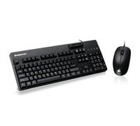 IOGEAR TAA-Compliant 104-KEY Keyboard with Built-in CAC Reader & 3-Button Mouse