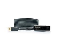 IOGEAR USB 2.0 Booster Extension Cable, 39 Feet, GUE2118, black