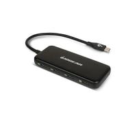 IOGEAR USB-C 4-Port Hub, USB 3.2 Gen 2, 10Gbps, 100W Power Delivery, High Speed Data Transfer, Windows, MacOS, GUH3C4C