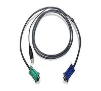 IOGEAR USB KVM Cable, 6 Feet, G2L5202U, Dark Gray