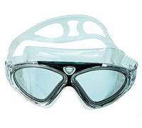 Ioggtser Swim Goggles, Big Frame Wide-Vision Swimming Goggles for Adult Men Women, No Leaking Anti-Fog Pool Goggles with UV Protection 180° Clear Vision (Black)