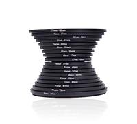 IOIUSKKU 18pcs Camera Lens Up Down Step Rings Professional Filter Adapter Connector Tools Cameras Fittings Stepping Ring
