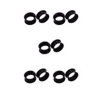 IOIUSKKU 5 Set of Silicone Tunnels Ear Stretchers Plug Easy To For Safe Ear Stretching Ear Protection Silica Gel Comfortable Fit black 20mm, black 20mm 5Set
