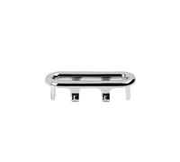 IOIUSKKU 6 Pieces Sink Overflow Cover Rings with Filter Basin Hole Cap Replacement, Flat Oval