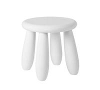 IOIUSKKU Children Plastic Short Stool Living Room Shoes Changing Chair Indoor Sofa Kindergarten Small Bench Kids Furniture, White
